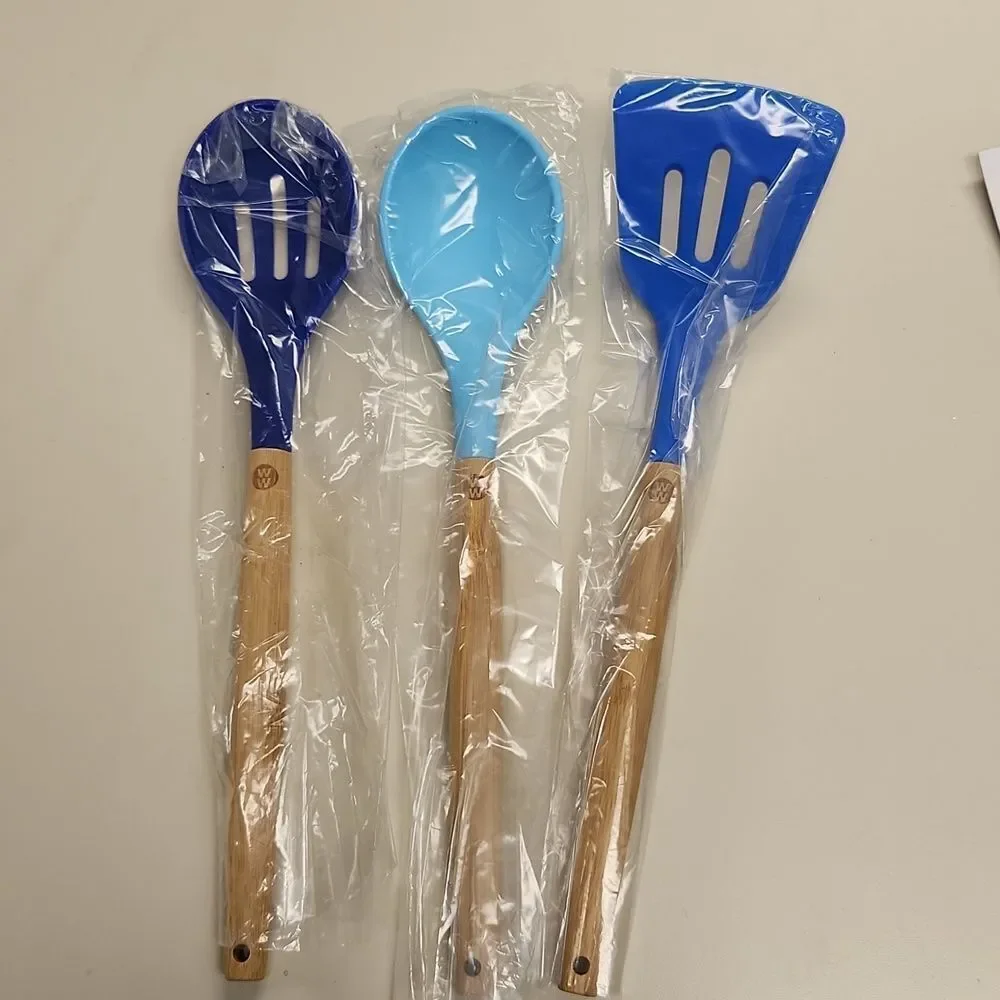 WW Weight Watchers Bamboo Utensil Set New